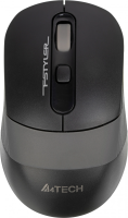 Мышь A4Tech Fstyler FG10S черный/серый оптическая 2000dpi silent беспров. USB для ноутбука 4but (FG10S GREY)