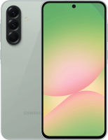 Смартфон Samsung SM-A566E Galaxy A56 5G 128Gb 8Gb зеленый моноблок 3G 4G 2Sim 6.7" 1080x2340 Android 15 50Mpix 802.11 a/b/g/n/ac/ax NFC GPS GSM900/1800 GSM1900 Protect