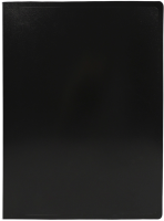 Папка метал.пруж.скоросш. Silwerhof Eco SE-04PBLK A4 пластик 0.5мм черный