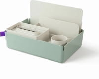 Короб для хранения Deli XDM33green разборный 315x210x186мм зеленый пластик (упак.:1шт)