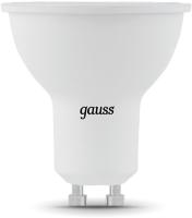 Лампа светодиодная Gauss Black 5Вт цок.:GU10 рефлек. 220B св.свеч.бел.теп. MR16 (упак.:10шт) (101506105)