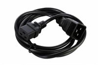 Шнур питания Rem R-16-Cord-C19-C20-3 C19-C20 проводник.:3x1.5мм2 3м 220В 16А (упак.:1шт) черный