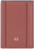 Обложка для паспорта женский Piquadro Circle PP6340W92R/ARTM коралловый/кофейный натур.кожа