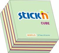 Блок самоклеящийся бумажный Stick`n 21342 76x76мм 400лист. 70г/м2 неон+пастель 3цв.в упак.