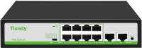 Коммутатор Tiandy TC-P3S010 H/0820/AT/90/V2.0 (L2) 8x100Мбит/с 2x1Гбит/с 8PoE 90W неуправляемый