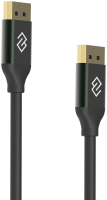 Кабель аудио-видео Digma V1.4 DisplayPort (m)/DisplayPort (m) 3м. позолоч.конт. черный (D-DP-V1.4-3M)