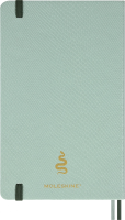 Блокнот Moleskine LIMITED EDITION YEAR OF THЕ SNAKE LECNYSNKVEGMBOX 130х210мм 176стр. линейка подар.кор. мятный Mamba