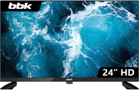 Телевизор LED BBK 23.6" 24LEM-1062/T2C (B) черный HD 60Hz DVB-T2 DVB-C USB (RUS)