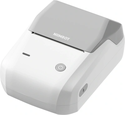 Термопринтер Niimbot B1 (1746887) 203dpi 50мм/с/USB/BT для печ.этик. серебристый