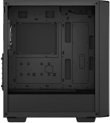 Корпус Deepcool CC560 V2 черный без БП ATX 4x120mm 5x140mm 1xUSB2.0 audio bott PSU