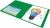 Папка на 2-х D-кольцах Бюрократ -0840/2DGRN A4 пластик 0.8мм кор.40мм внутр. с вставкой зеленый Папка на 2-х D-кольцах Бюрократ -0840/2DGRN A4 пластик 0.8мм кор.40мм внутр. с вставкой зеленый
