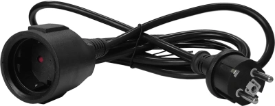 Шнур питания Lanmaster LAN-PPS/SH-3.0-BK вилка Shuko-Shuko розетка проводник.:3x1.5мм2 3м 220В 16А черный