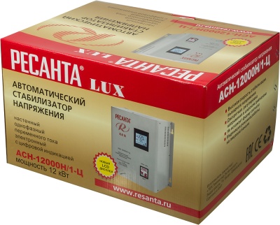 Стабилизатор напряжения Ресанта АСН-12000Н/1-Ц 12кВА однофазный серый (63/6/22)
