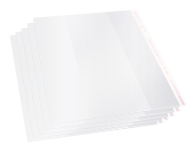 Обложка Silwerhof 382158 Монстрики с липк.сл. (набор 5шт) ПП 70мкм гладкая прозр. 270х490мм