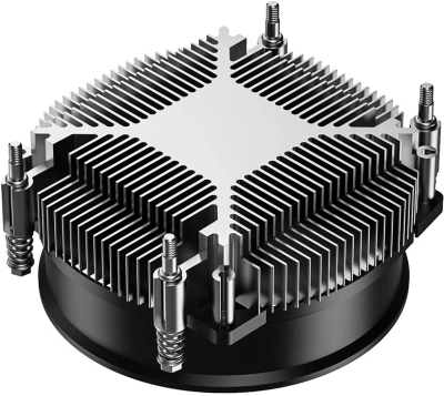 Устройство охлаждения(кулер) ID-Cooling DK-17A нет подсветки Soc-AM5/AM4 серебристый/черный 4-pin 25.8dB Al 65W 300gr Ret