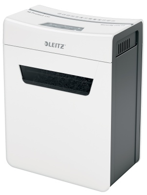 Шредер Leitz IQ Protect Premium 4M белый (секр.P-5) фрагменты 4лист. 14лтр. скрепки скобы