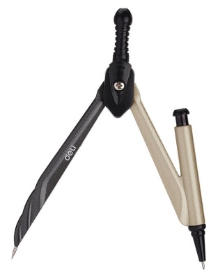 Циркуль Deli EG20302 металл в компл.:карандаш мех.