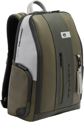Рюкзак мужской Piquadro Urban CA7164UB00/VEGR хаки/серый натур.кожа