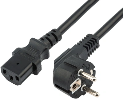 Шнур питания Rexant 11-1121 C13-Schuko проводник.:3x0.75мм2 1.8м 220В 6А черный