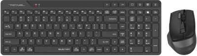 Клавиатура + мышь A4Tech Fstyler FB2800C Air2 клав:черный мышь:черный/серый USB беспроводная Bluetooth/Радио slim