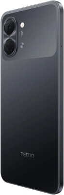 Смартфон Tecno Spark Go 3 128Gb 4Gb черный моноблок 3G 4G 2Sim 6.75" 720x1600 Android 15 13Mpix 802.11 a/b/g/n/ac GPS GSM900/1800 Protect microSD max1024Gb