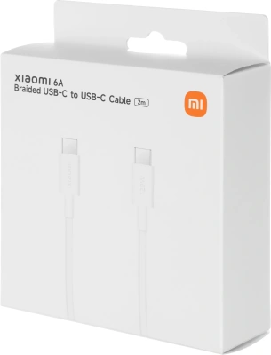 Кабель Xiaomi BHR087AGL USB Type-C (m)-USB Type-C (m) 2м белый коробка