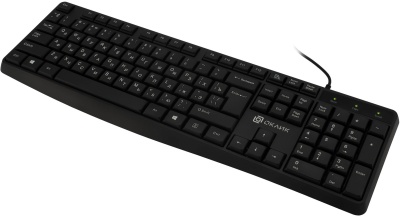 Клавиатура Оклик 145M черный USB (1659983) кабель 1.85м