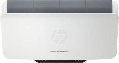 Сканер протяжный HP ScanJet Pro N4000 snw1 (6FW08A) A4 белый/черный