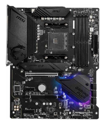 Материнская плата MSI MPG B550 GAMING PLUS Soc-AM4 AMD B550 4xDDR4 ATX AC`97 8ch(7.1) GbLAN RAID+HDMI+DP
