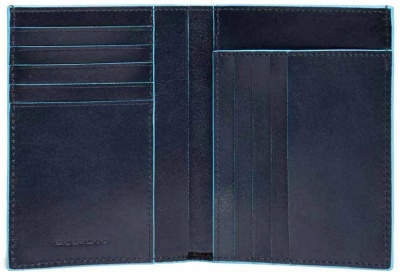 Кошелек мужской Piquadro Blue Square PU1393B2R/BLU2 темно-синий натур.кожа