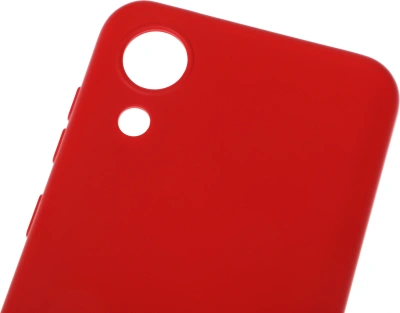 Чехол (клип-кейс) BoraSCO для Samsung Galaxy A03 Core Microfiber Case красный (40945)
