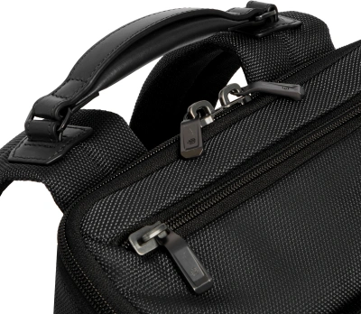 Рюкзак мужской Piquadro Oberon CA7278W150/N черный нейлон/натур.кожа