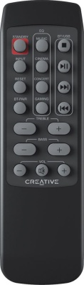 Колонки Creative T100 2.0 черный 40Вт BT