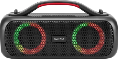 Колонка порт. Digma D-PS1531 черный/черный 40W 2.0 BT 10м 3000mAh (SP1531B)