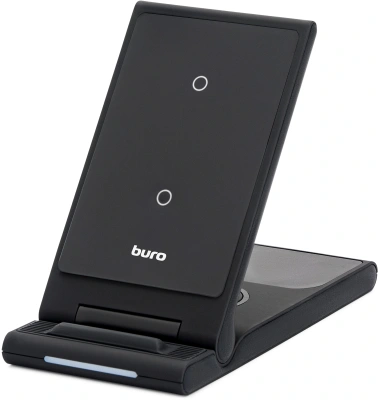 Беспроводное зар./устр. Buro CWC-QC5 15W 3A (QI) USB-C универсальное черный (CWC-QC5A15BK)