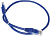 Патч-корд Lanmaster TWT-45-45-0.5-BL UTP RJ-45 вил.-вилка RJ-45 кат.5E 0.5м синий ПВХ (уп.:1шт)