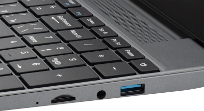 Ноутбук IRU Калибр 15PH Ryzen 5 5500U 8Gb SSD256Gb AMD Radeon Graphics 15.6" IPS FHD (1920x1080) FreeDOS black WiFi BT Cam 4350mAh (2054000)