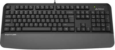 Клавиатура A4Tech Fstyler FK20 серый USB Multimedia (подставка для запястий) (FK20) кабель 1.5м