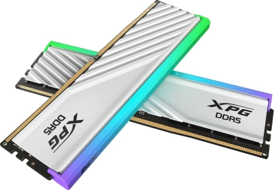 Память DDR5 2x16GB 6400MHz A-Data AX5U6400C3216G-DTLABRWH XPG Lancer Blade RGB RTL Gaming PC5-51200 CL32 DIMM UDIMM ECC 288-pin 1.4В kit dual rank с радиатором Ret