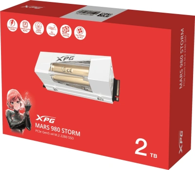 Накопитель SSD A-Data PCIe 5.0 x4 2TB SMAR-980S-2TCI Mars 980 Storm M.2 2280