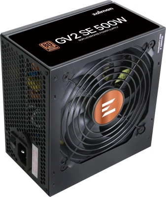 Блок питания Zalman ATX 500W ZM500-GV2SE 80+ bronze (20+4pin) 120mm fan 6xSATA RTL