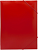 Папка на резинке Silwerhof SE-PR04RED A4 пластик 0.5мм кор.15мм красный