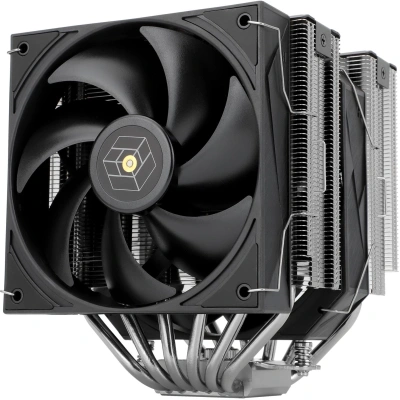 Устройство охлаждения(кулер) Thermalright Royal Knight 120 Soc-AM5/AM4/1200/1700/1851 серебристый/черный 4-pin 28.4dB Al+Cu Ret (RK120)