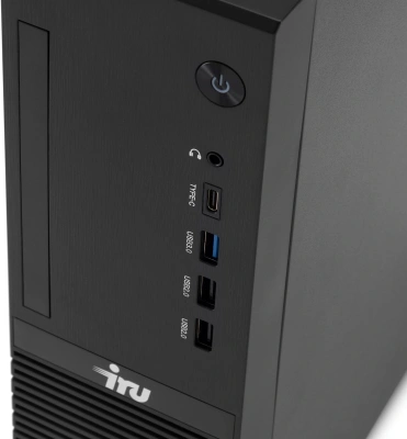ПК IRU Planio 310H6SFC SFF i5 13400F (2.5) 16Gb SSD512Gb GT610 2Gb Windows 11 Pro GbitEth 350W черный (2153501)