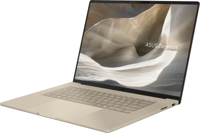 Ноутбук Asus Zenbook A16 UX3607OA-SQ020W Snapdragon X2 Elite Extreme 48Gb SSD1Tb Qualcomm Adreno 16" OLED 3K (2880x1800) Windows 11 Home beige WiFi BT Cam Bag (90NB17W1-M003U0)