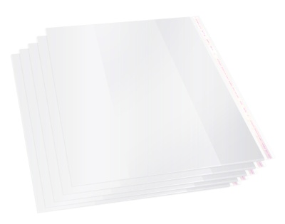 Обложка Silwerhof 382175 Монстрики для учебника с липк.сл. (набор 10шт) для младших классов ПП 70мкм гладкая прозр. 265х450мм