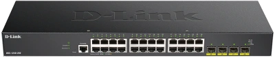 Коммутатор D-Link DGS-1250-28X/RU/A1A (L3) 24x1Гбит/с 4SFP+ управляемый