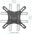 Кронштейн для телевизора Kromax CORBEL-5 черный 15"-42" макс.25кг настенный поворот и наклон