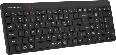 Клавиатура A4Tech FBK23 AS черный USB беспроводная BT/Radio