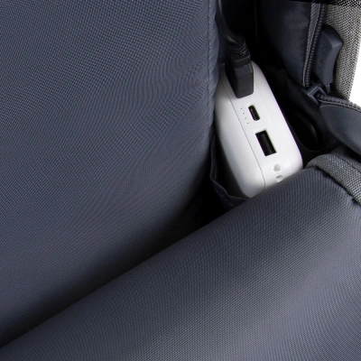 Рюкзак для ноутбука 17.3" Riva 7567 серый/темно-синий полиэстер (7567 GREY/DARK BLUE)